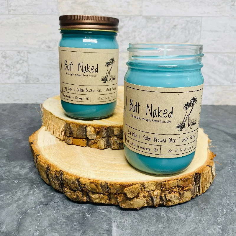 Butt Naked | Hand Poured Scented Soy Candle