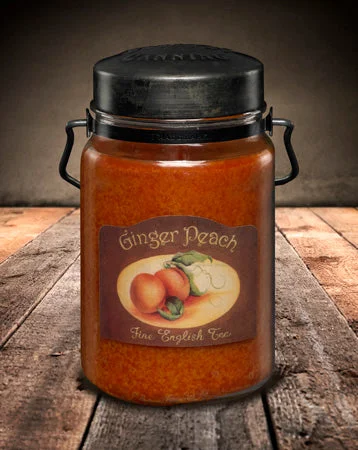 GINGER PEACH Classic Jar Candle-26oz