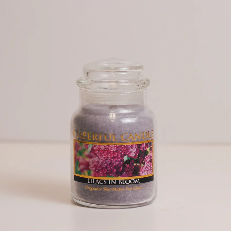 Lilacs in Bloom Scented Candle - 6 oz, Single Wick, Cheerful Candle