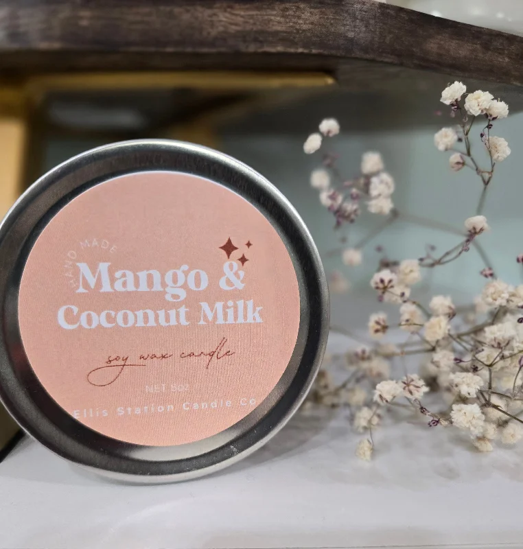 Mango and Coconut Milk Soy Candle