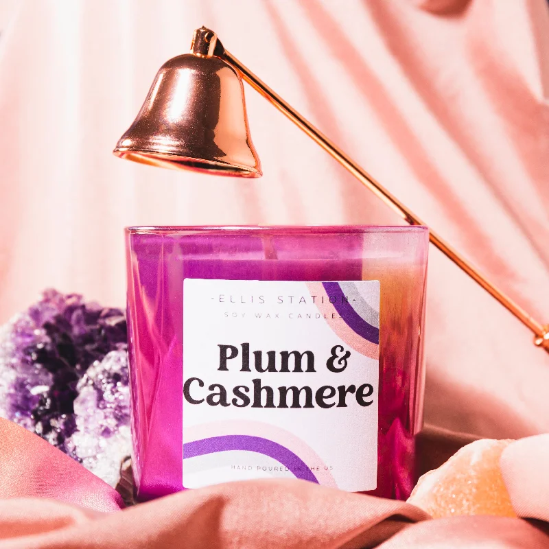 Plum and Cashmere Soy Candle