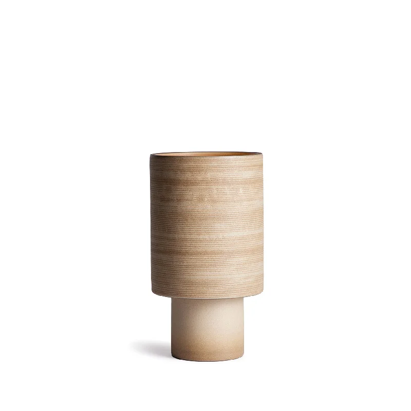 Stack Small Table Lamp in Hickory and Barley