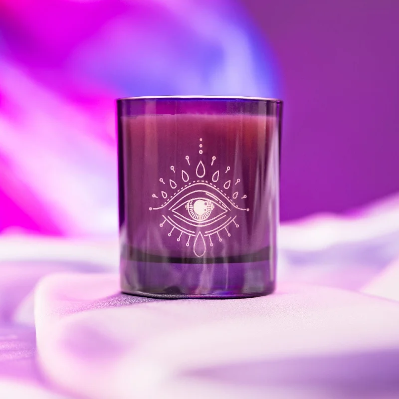 Third Eye - Amethyst Purple 30cl Lotti Halloween Candle Jar (Box Of 6)