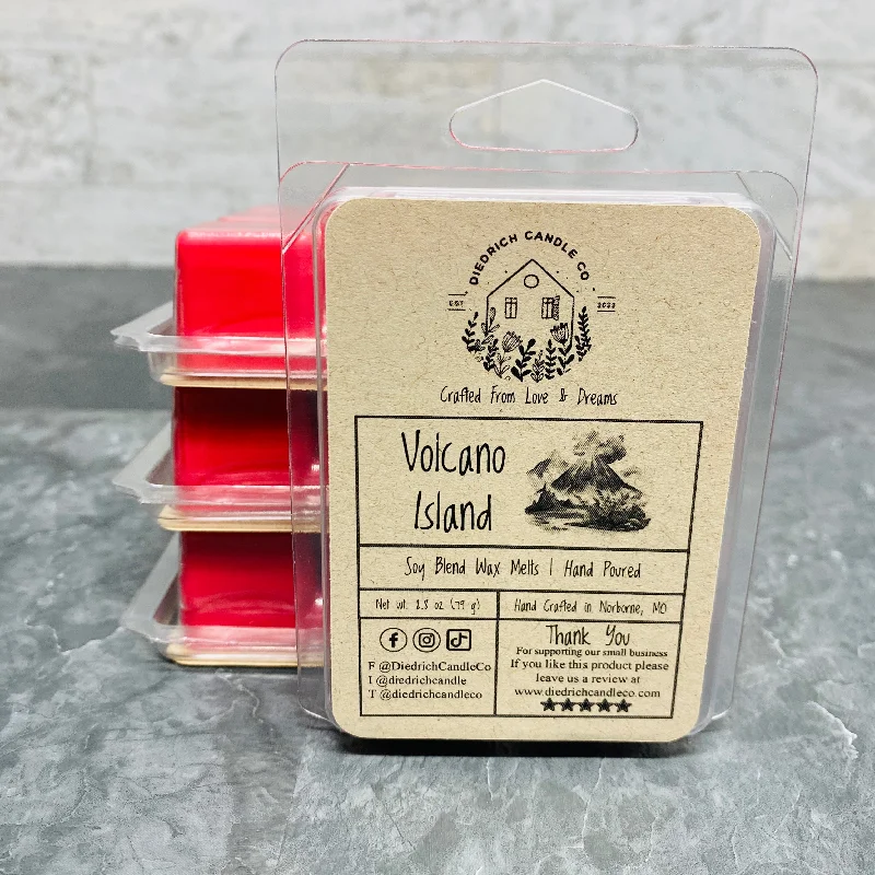 Volcano Island | Hand Poured Scented Soy Wax Melt