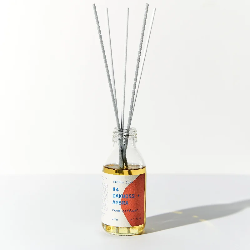 #4 Oakmoss + Ambra, reed diffuser