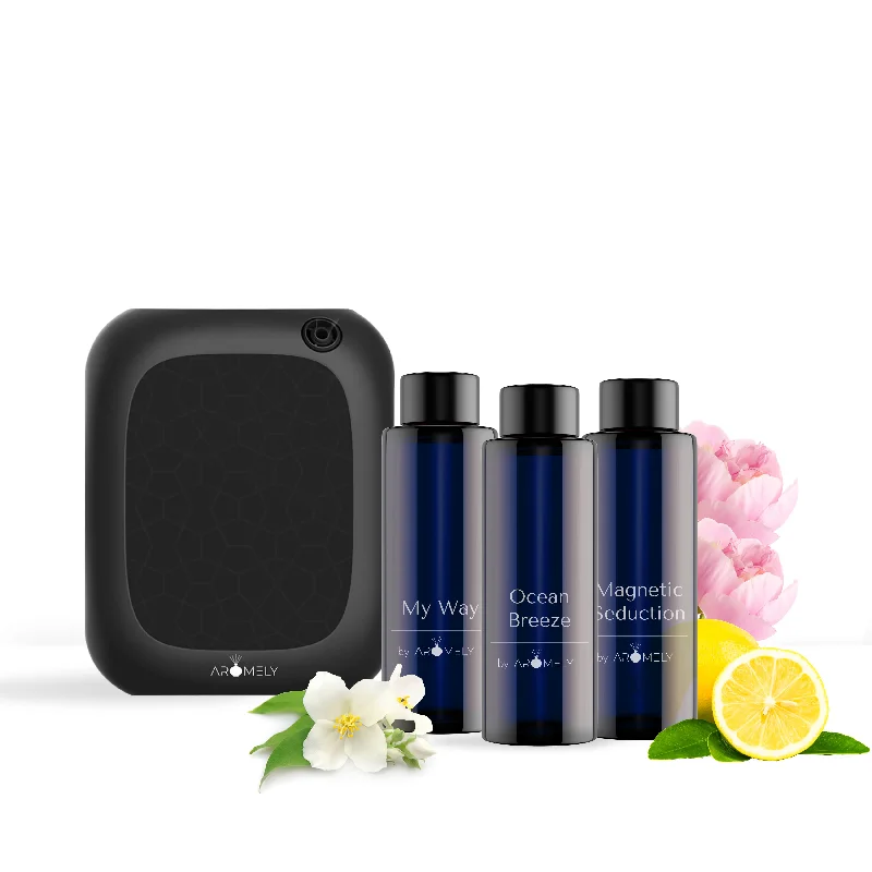 ARO 25 MAX Gift Set: Diffuser + 3 x 50ml Scents (Covers up to 1,500 Sqft.)