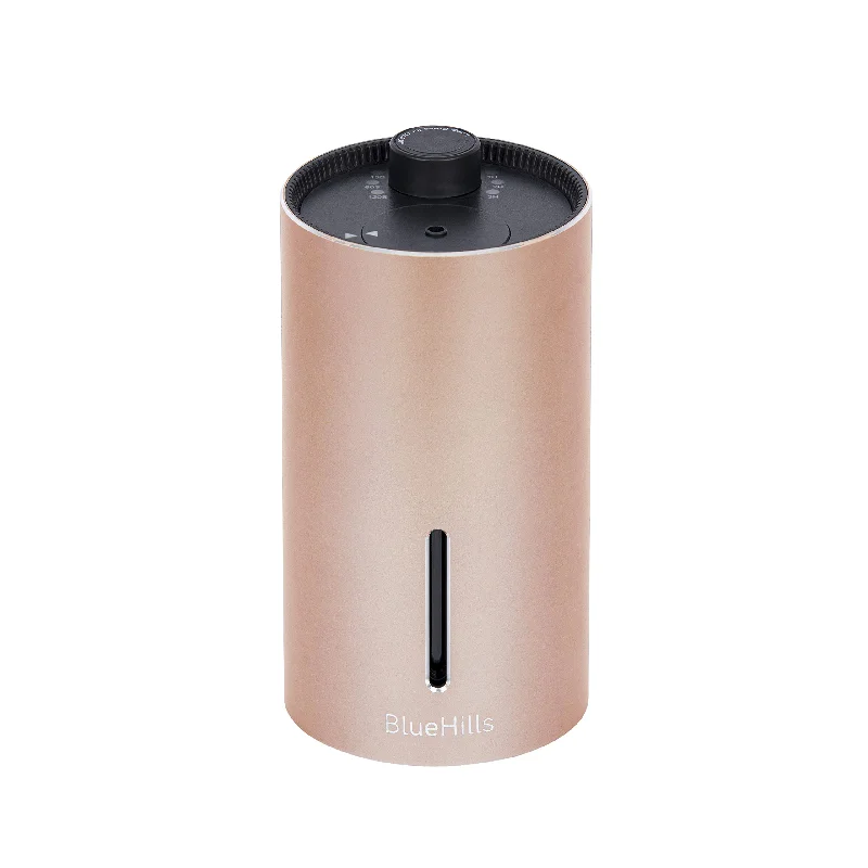 BlueHills Waterless Cordless Car Essential Oil Diffuser -Rose Gold J04