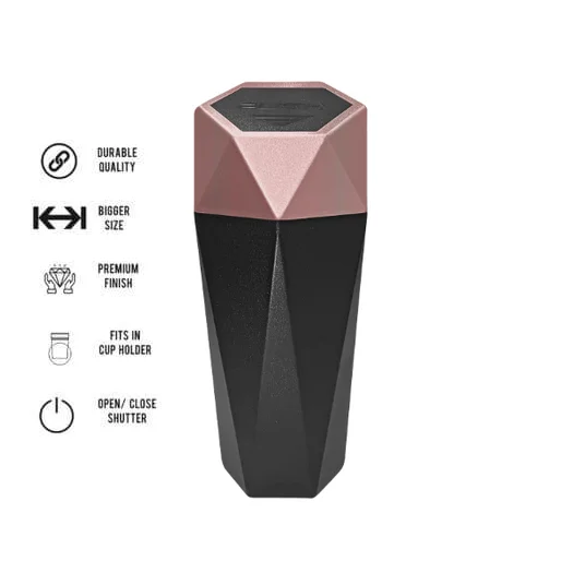 Involve Diamond Trashbin/ Dustbin/ Trash Can (Rosegold)