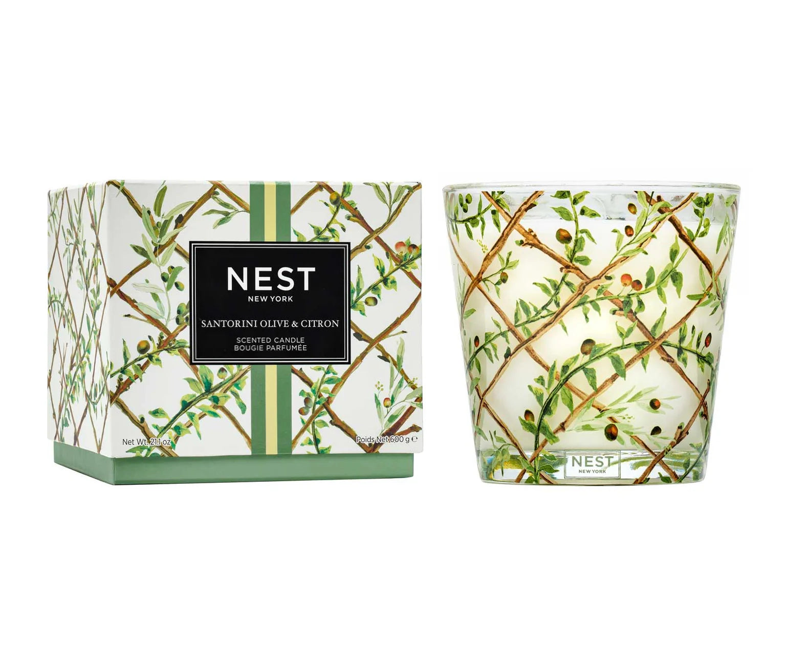 NEST Specialty 3 Wick Santorini Olive & Citron