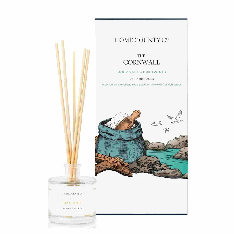 The Cornwall - Rock Salt and Driftwood Reed Diffuser